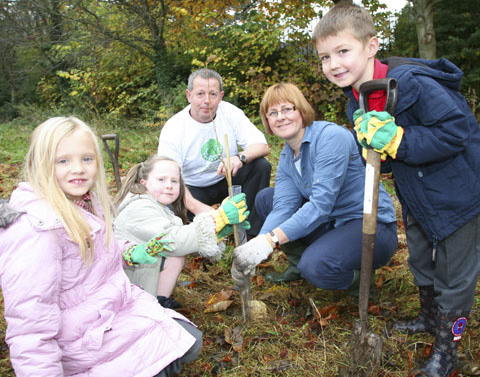 School planting day