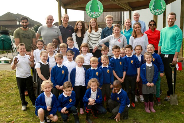 FitFlop planting day at Branfil Primary