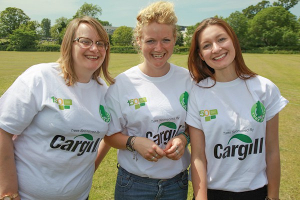 Cargill tree planting day at St Francis Xavier